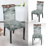 Love Xmas Santa Claus Print Dining Chair Slipcover