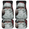 Love Xmas Santa Claus Print Front and Back Car Floor Mats