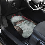 Love Xmas Santa Claus Print Front and Back Car Floor Mats