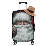 Love Xmas Santa Claus Print Luggage Cover