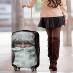 Love Xmas Santa Claus Print Luggage Cover