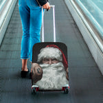 Love Xmas Santa Claus Print Luggage Cover