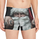 Love Xmas Santa Claus Print Men's Boxer Briefs