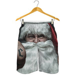 Love Xmas Santa Claus Print Men's Shorts