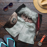 Love Xmas Santa Claus Print Men's Shorts