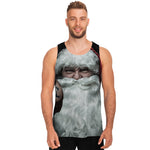Love Xmas Santa Claus Print Men's Tank Top