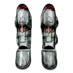 Love Xmas Santa Claus Print Muay Thai Shin Guard