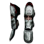 Love Xmas Santa Claus Print Muay Thai Shin Guard