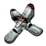 Love Xmas Santa Claus Print Muay Thai Shin Guard