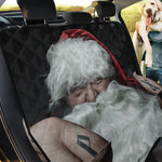 Love Xmas Santa Claus Print Pet Car Back Seat Cover