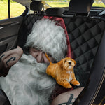 Love Xmas Santa Claus Print Pet Car Back Seat Cover