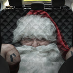 Love Xmas Santa Claus Print Pet Car Back Seat Cover