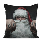 Love Xmas Santa Claus Print Pillow Cover