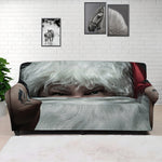 Love Xmas Santa Claus Print Sofa Cover