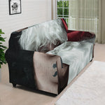 Love Xmas Santa Claus Print Sofa Cover