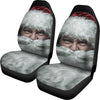 Love Xmas Santa Claus Print Universal Fit Car Seat Covers
