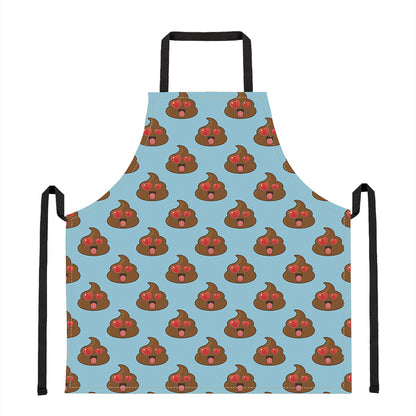 Lovely Poop Pattern Print Apron