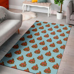 Lovely Poop Pattern Print Area Rug