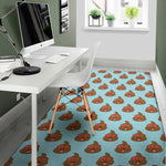 Lovely Poop Pattern Print Area Rug