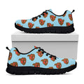 Lovely Poop Pattern Print Black Running Shoes