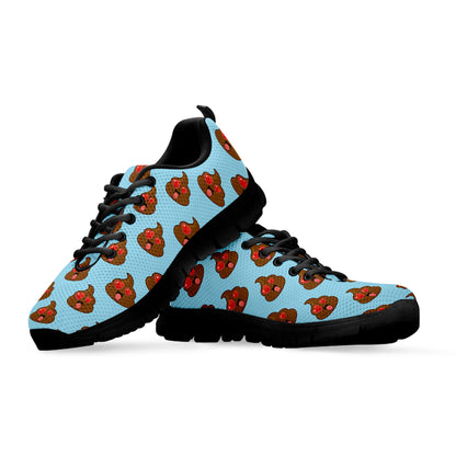 Lovely Poop Pattern Print Black Sneakers