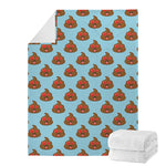 Lovely Poop Pattern Print Blanket