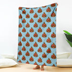 Lovely Poop Pattern Print Blanket