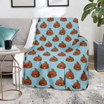Lovely Poop Pattern Print Blanket