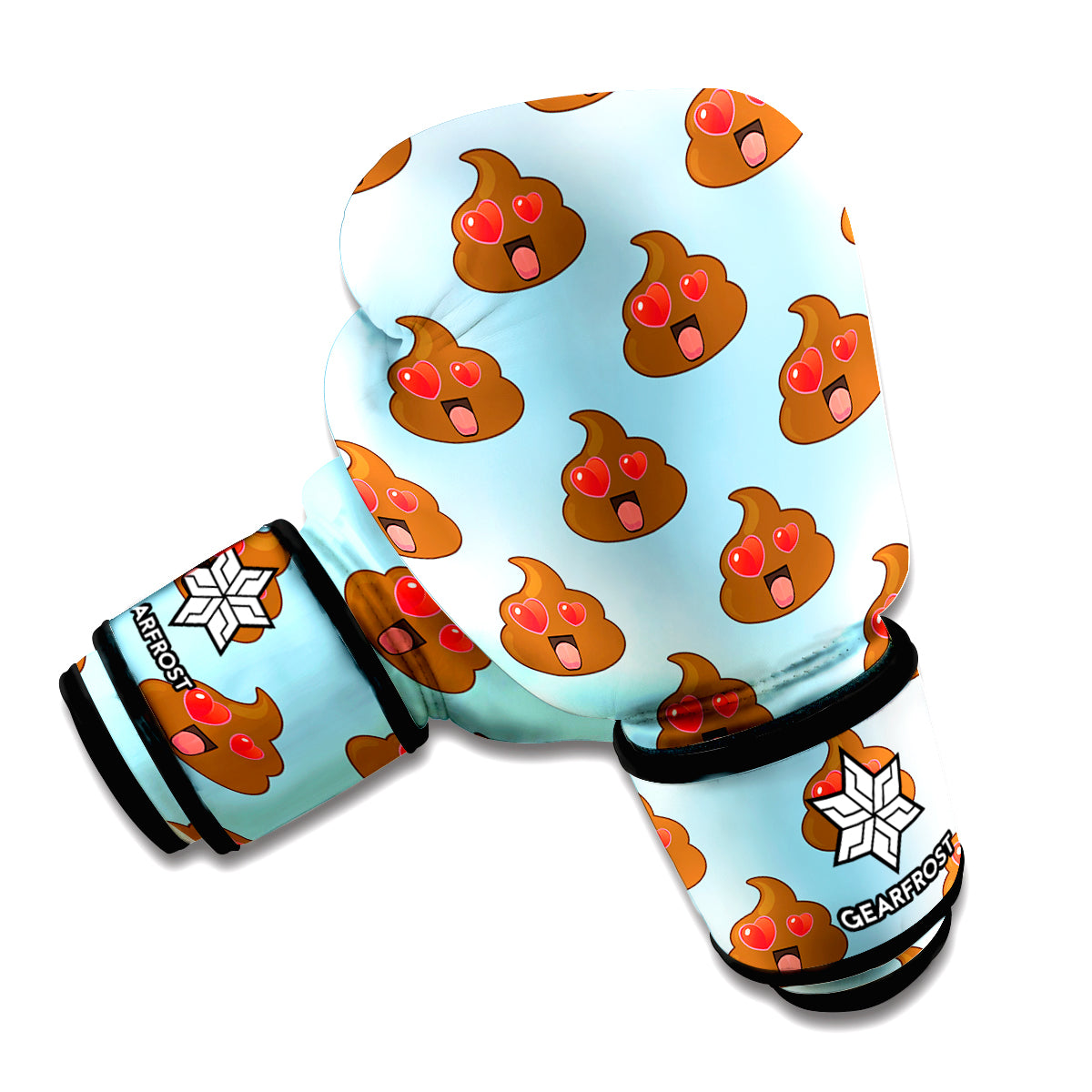 Lovely Poop Pattern Print Boxing Gloves