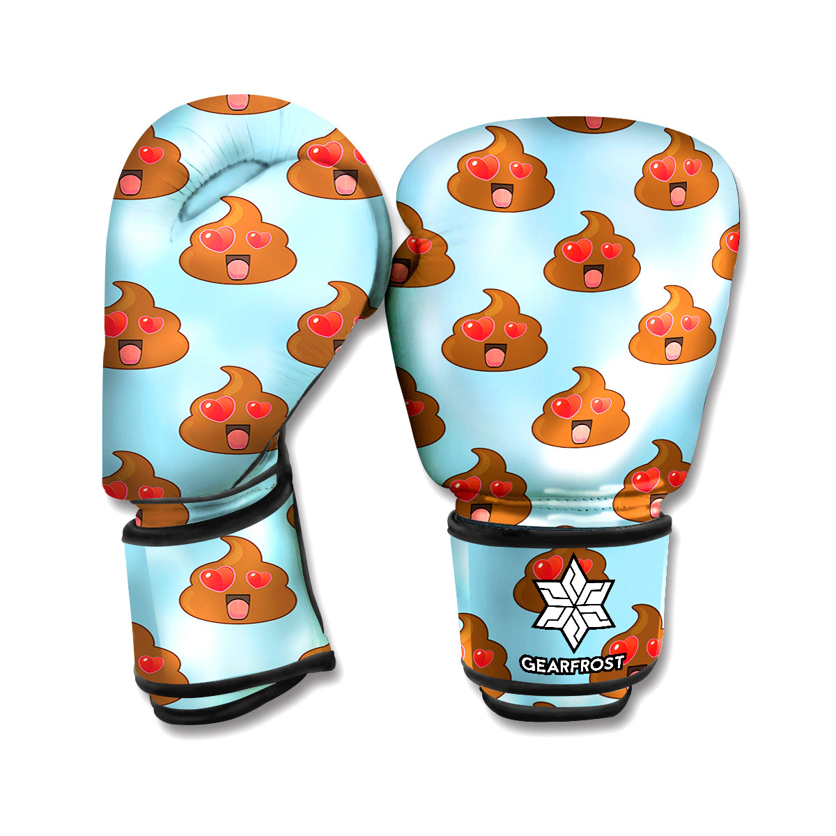 Lovely Poop Pattern Print Boxing Gloves
