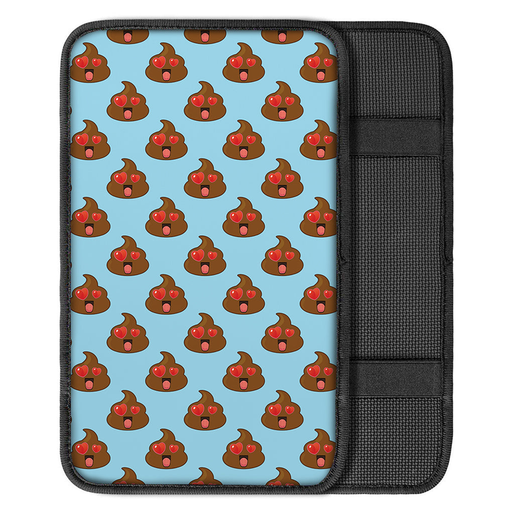 Lovely Poop Pattern Print Car Center Console Cover