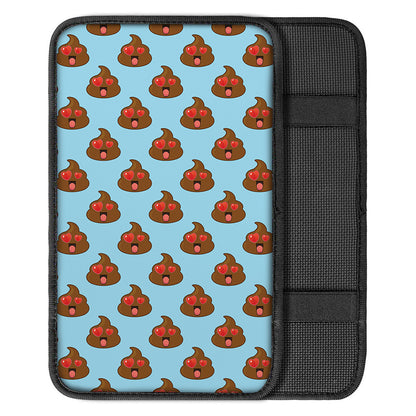 Lovely Poop Pattern Print Car Center Console Cover