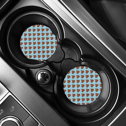 Lovely Poop Pattern Print Car Coasters