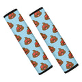 Lovely Poop Pattern Print Car Seat Belt Covers