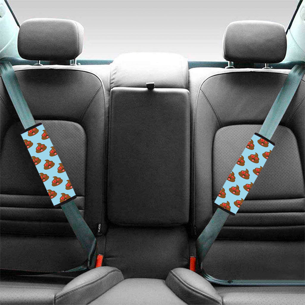 Lovely Poop Pattern Print Car Seat Belt Covers