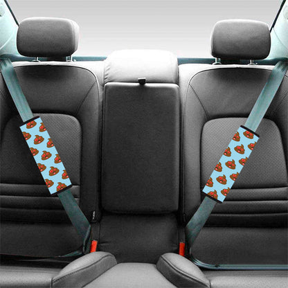 Lovely Poop Pattern Print Car Seat Belt Covers