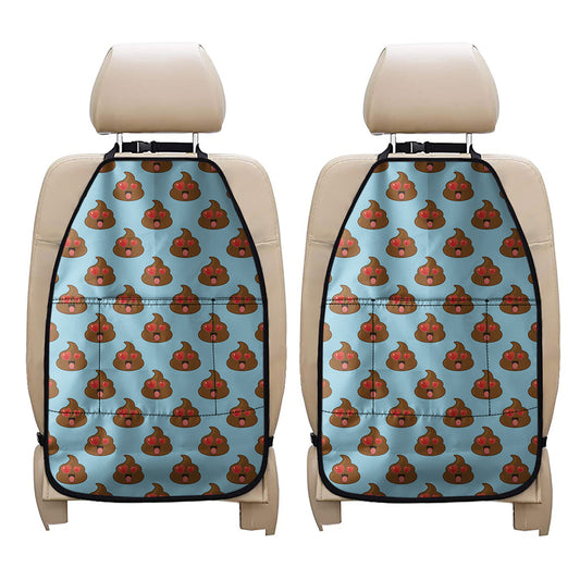 Lovely Poop Pattern Print Car Seat Organizers