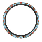 Lovely Poop Pattern Print Car Steering Wheel Cover