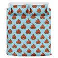 Lovely Poop Pattern Print Duvet Cover Bedding Set
