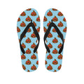 Lovely Poop Pattern Print Flip Flops