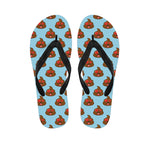 Lovely Poop Pattern Print Flip Flops