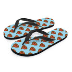 Lovely Poop Pattern Print Flip Flops