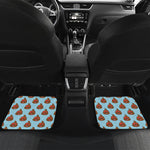 Lovely Poop Pattern Print Front and Back Car Floor Mats