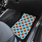 Lovely Poop Pattern Print Front and Back Car Floor Mats