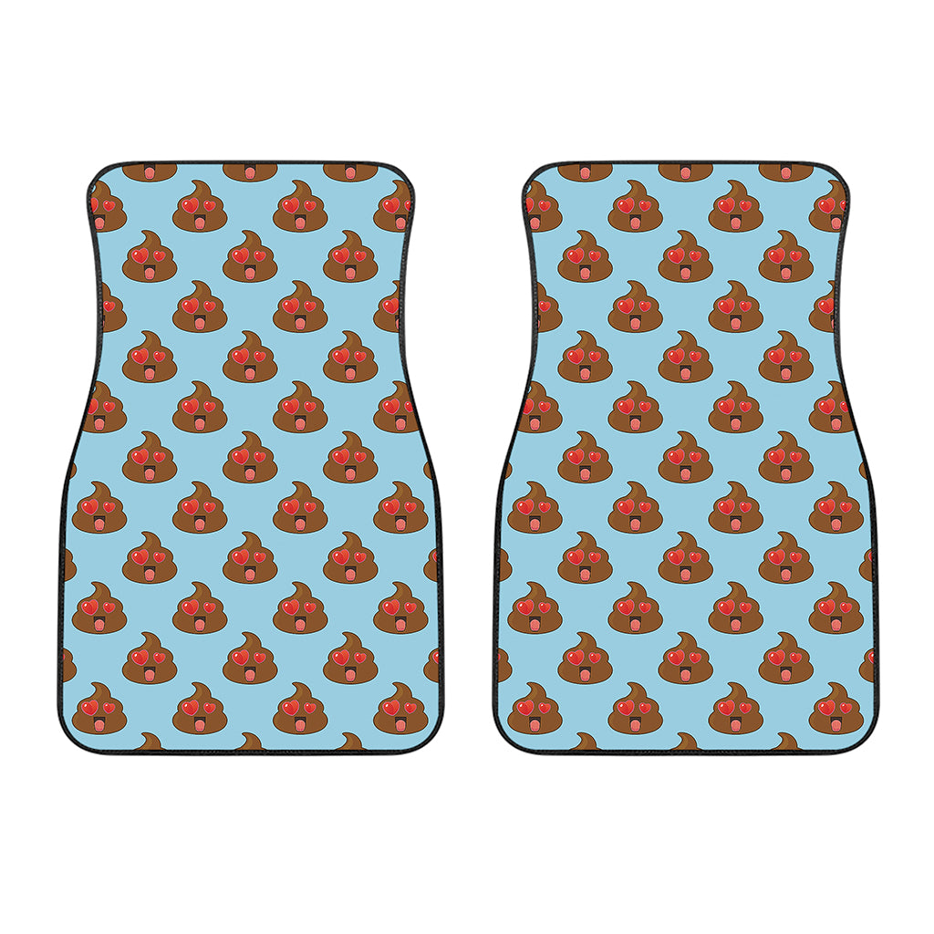 Lovely Poop Pattern Print Front Car Floor Mats