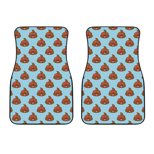 Lovely Poop Pattern Print Front Car Floor Mats