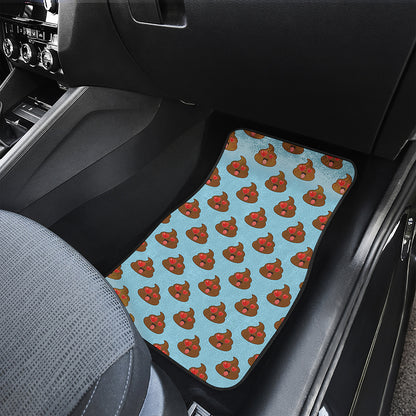 Lovely Poop Pattern Print Front Car Floor Mats