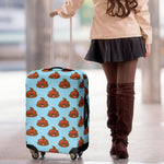 Lovely Poop Pattern Print Luggage Cover