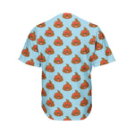 Lovely Poop Pattern Print Men's Baseball Jersey