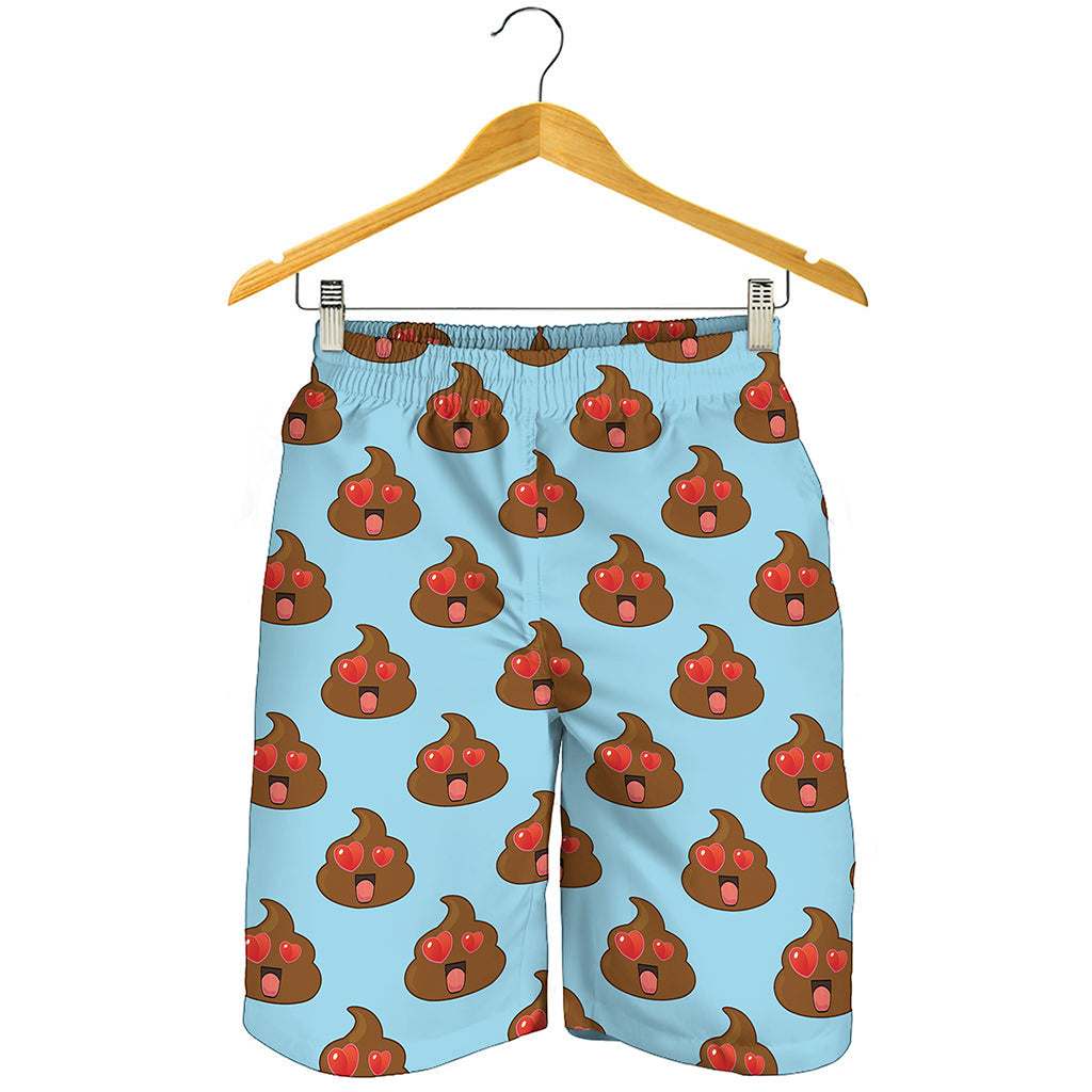 Lovely Poop Pattern Print Men's Shorts